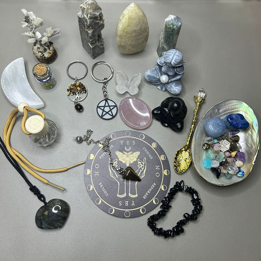 Witchy Kapseln – Überraschung mit magischen Inhalt | Edelsteine | Witchy | Geschenke für Buchliebhaber | Personalisierbar